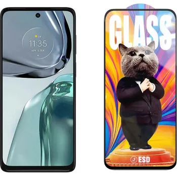 3D Ochranné tvrzené sklo na Motorola Moto G 2022 - Mr. Cat ESD