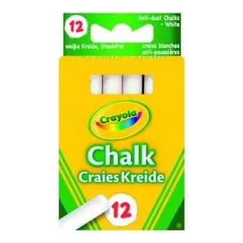 Dětské zboží Kreda niepyląca biała 12szt CRAYOLA