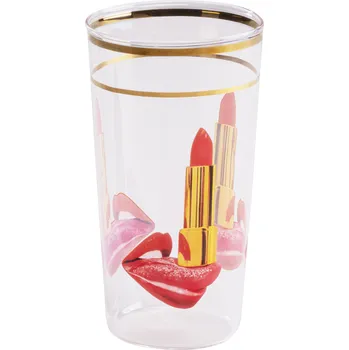 Sklenice Seletti, Skleněný pohár Toiletpaper Tonge 7 cm - Formadore