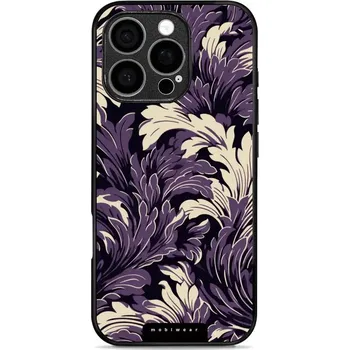 Pouzdro na mobilní telefon Lesklý kryt Mobiwear Glossy - Apple iPhone 16 Pro - GA46G Fialové rostliny (Prémiové lesklé pouzdro, obal, kryt Mobiwear Glossy na mobil Apple iPhone 16 Pro - GA46G Fialové rostliny, materiál Plast + TPU silikon - krytí po všech stranách, neošoupatelný)