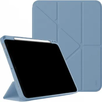 Pouzdro na mobilní telefon UNIQ Moven pouzdro s origami stojánkem a prostorem na Apple Pencil pro iPad Air 11" (2024/2025) - modré