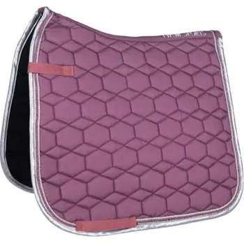 Podsedlová dečka HKM Crystal Fashion, tmavě šeříková, Pony - Všestranná