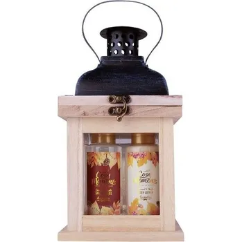 Sprchový gel SET koupelový COSY MOMENTS v dřevěné lucerně (12x12x25,5cm) NOVINKA ACCENTRA