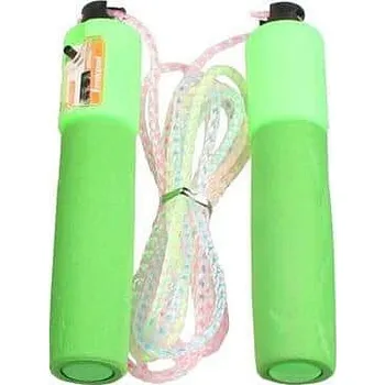 Švihadlo Merco JR 33 švihadlo s počítadlem, nastavitelná délka zelená