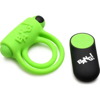 Bang! 28X Glow-in-the-Dark Cock Ring with Remote