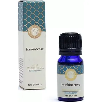 Esenciání Olej Frankincense Kadidlo 10ml | Song of India (Esenciální olej z kadidla, neboli kadidlovníku, je ceněný pro svou nádhernou sladkou, ovocně teplou a dřevitou vůni, která navozuje pocit klidu a podporuje celkové pohodlí)