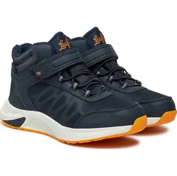 Chlapecká zimní obuv LEAF OBUV LKRAM201Q NAVY/ORANGE S MEMBRÁNOU (28) - 7333100199705
