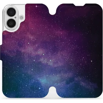 Pouzdro na mobilní telefon Flipové pouzdro Mobiwear - Apple iPhone 16 - V147P Mlhovina (Knížkové flip pouzdro, obal, kryt na mobil Apple iPhone 16 - V147P Mlhovina, materiál Umělá kůže + TPU - ochrana 360°, stojánek, silikonová vanička, magnetické zavírání)