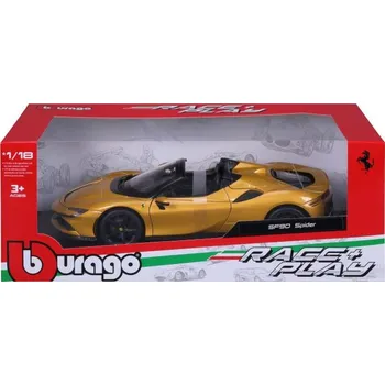 autíčko Bburago 1:18 Ferrari SF90 Spider - Yellow