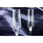 Skleničky na sekt se jmény Jaké množství potřebujete?: Potřebuji 96 a více ks