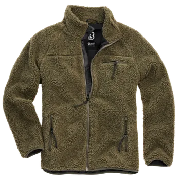 Pánská softshellová bunda Bunda Teddy Fleece Jacket, Brandit, Olivová, 3XL