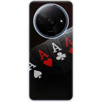 Pouzdro na mobilní telefon Silikonové pouzdro iSaprio - Xiaomi Redmi A3 - Poker (Odolný silikonový kryt, obal, pouzdro iSaprio - Xiaomi Redmi A3 - Poker - skvělá ochrana a pružnost, stylový UV potisk, lehkost, tiskne se v České republice)