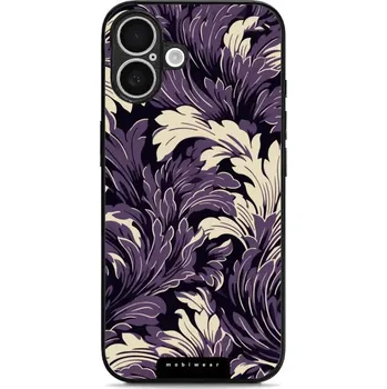 Pouzdro na mobilní telefon Lesklý kryt Mobiwear Glossy - Apple iPhone 16 Plus - GA46G Fialové rostliny (Prémiové lesklé pouzdro, obal, kryt Mobiwear Glossy na mobil Apple iPhone 16 Plus - GA46G Fialové rostliny, materiál Plast + TPU silikon - krytí po všech stranách, neošoupatelný)