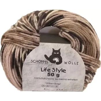 Příze Schoppel wolle Life Style magic 1864 Mint-grau (Life Style magic 1864 Mint-grau)