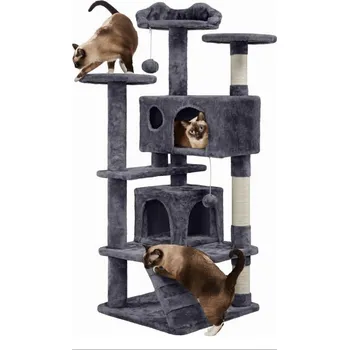 .Kočičí škrabadlo DREAM tmavě šedý 135 cm