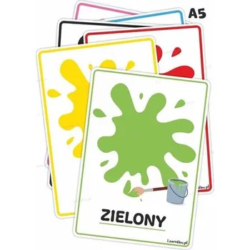 Set školních potřeb Plansze edukacyjna - kolory