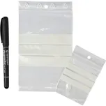 Sáček rychlouzavírací PE 120x180/0,05 -s bílými pruhy, 100 ks