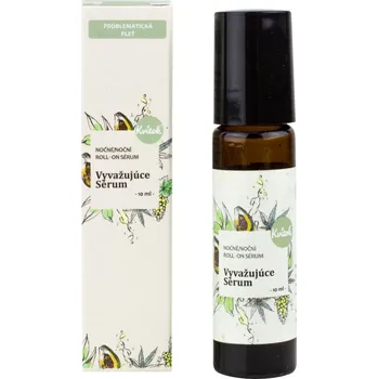 Pleťové sérum Noční Roll-on Vyvažující sérum 10ml Kvitok