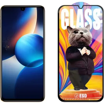 3D Ochranné tvrzené sklo na Infinix Zero 20/X6821 - Mr. Cat ESD