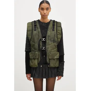 Dámská vesta Vesta Andersson Bell Marble Padded Vest, S/M, zelená, 91X