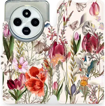 Pouzdro na mobilní telefon Flipové pouzdro Mobiwear - Xiaomi Redmi 14C / Poco C75 - MP01S Rozkvetlá louka (Knížkové flip pouzdro, obal, kryt na mobil Xiaomi Redmi 14C / Poco C75 - MP01S Rozkvetlá louka, materiál Umělá kůže + TPU - ochrana 360°, stojánek, silikonová vanička,)