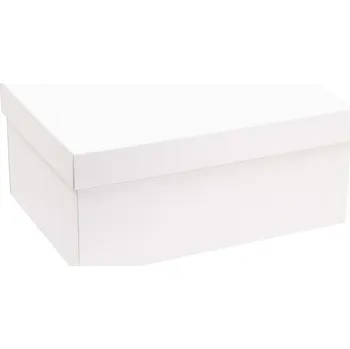 Elektroinstalační krabice Krabice na dárek, s víkem 350x250x150/40 mm, bílá