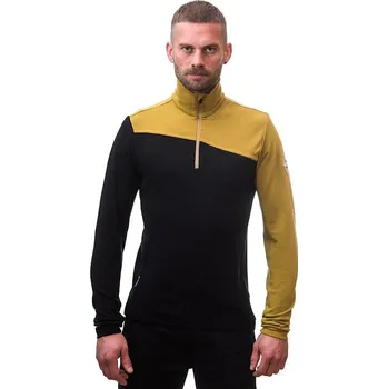 tričko Sensor Merino Extreme LS - Mustard/Black L