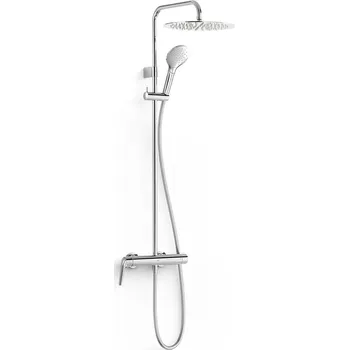 Sprchový set Tres Fuji sprchová sada na stěnu s dešťovou sprchou chrom 28119101