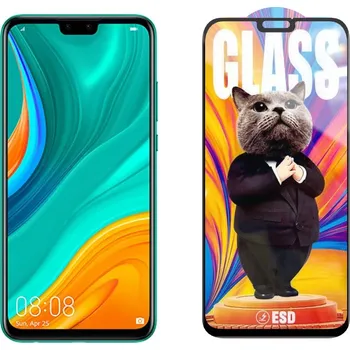 3D Ochranné tvrzené sklo na Huawei Y8s - Mr. Cat ESD