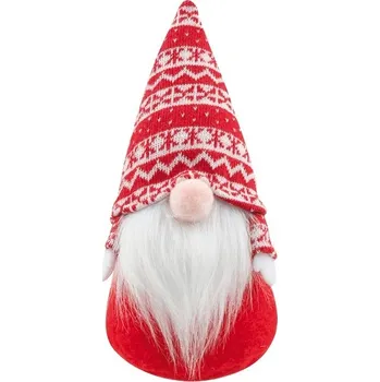 Vánoční dekorace Skřítek na postavení 20 cm, červený