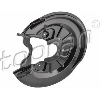 Brzdový systém Ochranný plech proti rozstřikování, brzdový kotouč TOPRAN 116 816