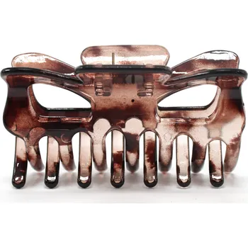 Klasický skřipec na vlasy Barva: hnědá lesklá