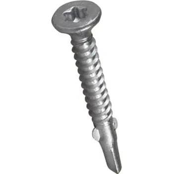 Šroub Šroub TEX samovrtný s drážkou TORX zápustná hlava DIN 7504PT + křidélka 6,3x 80 DIN 7504PT ZB TX+křidélka