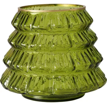 Svícen Boltze Home Skleněný svícen TIWA, výš, 11,5 cm