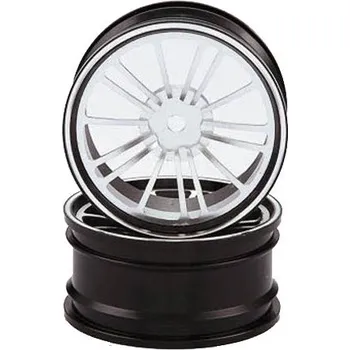 RC náhradní díl Killerbody Killerbody disky hliníkové šedé (2): Alfa Romeo Giuletta 2010 1:10