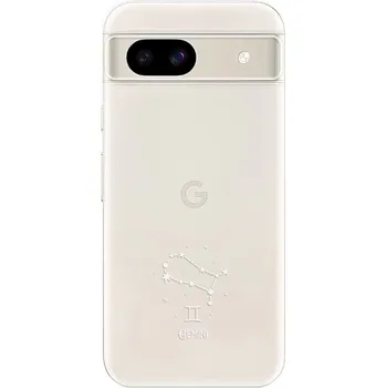 Pouzdro na mobilní telefon Silikonové pouzdro iSaprio - Google Pixel 8a - čiré Blíženci (Odolný silikonový kryt, obal, pouzdro iSaprio - Google Pixel 8a - čiré Blíženci - skvělá ochrana a pružnost, stylový UV potisk, lehkost, tiskne se v České republice)