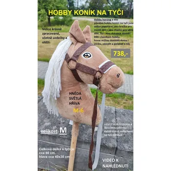 Hobby horsing Hobby horse - koník na tyči -M6