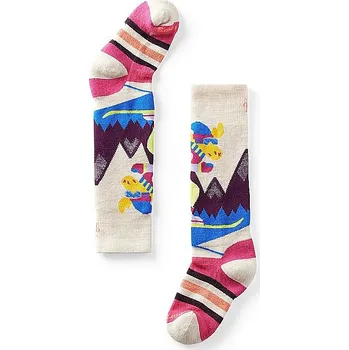 Dámské ponožky ponožky Smartwool Wintersport Full Cushion Mountain Moose Pattern - Moonbeam 33-36