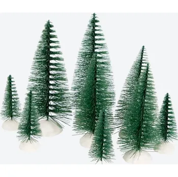 Vánoční stromek Drátěný umělý stromeček zelený - 13 cm