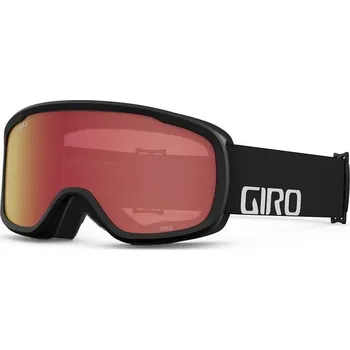GIRO Cruz Black Wordmark Amber Scarlet