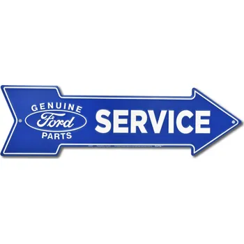 Plechová cedule Plechová cedule Ford Service arrow 50 cm x 15 cm