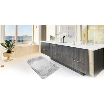 Koupelnová předložka Koupelnová předložka RABBIT NEW Grey BARVA: Šedá, ROZMĚR: 40x50 cm