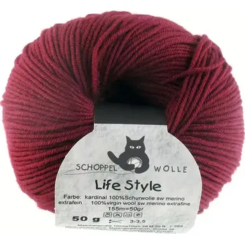 Příze Schoppel wolle Life Style 1881 Kardinal (Life Style 1881 Kardinal)