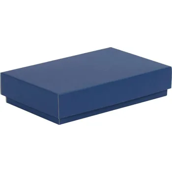 Dárková krabička Dárková krabička s víkem 250x150x50/40 mm, modrá