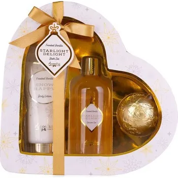 Sprchový gel SET koupelový WINTER MAGIC v dárkovém balení ve tvaru srdce NOVINKA ACCENTRA