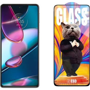 3D Ochranné tvrzené sklo na Motorola Edge X30 - Mr. Cat ESD