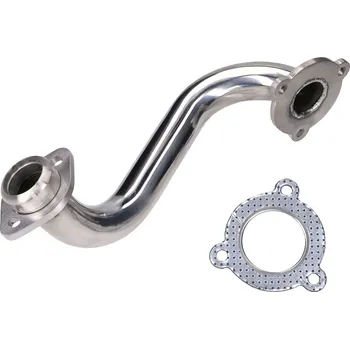 Výfuk pro motocykl 101 Octane Koleno výfuku nerez odškrcené, Aprilia SX, RX, Derbi Senda, DRD, X-Treme, SM, Gilera RCR, SMT 38711