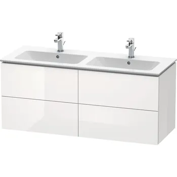 Koupelnový nábytek Duravit L-Cube skříňka 129x48.1x55 cm pod umyvadlo závěsná bílá LC625902222