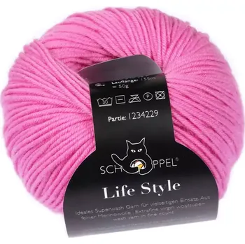 Příze Schoppel wolle Life Style 2470 Pink (Merino Life Style 2470 Pink)