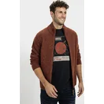 SVETR CAMEL ACTIVE KNITTED JACKET BRICK RED